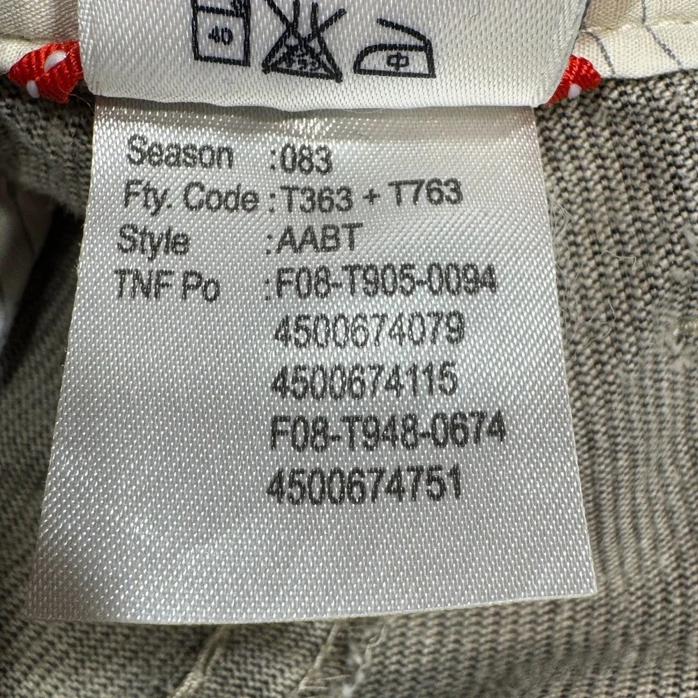 VTG The North Face Corduroy Button Fly Beige Pants Sz 38 Style# AABT Outdoor